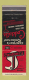 Matchbook Cover - Cantoni's Restaurant Omaha NE WEAR