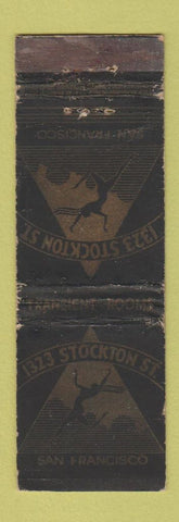 Matchbook Cover - 1323 Stockton ST San Francisco CA WORN