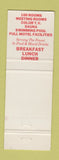 Matchbook Cover - Sharon Motor Inn Maple Shade NJ
