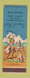 Matchbook Cover - Tropical Hotel Kissimmee FL