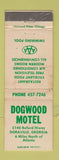 Matchbook Cover - Dogwood Motel Doraville GA WORN