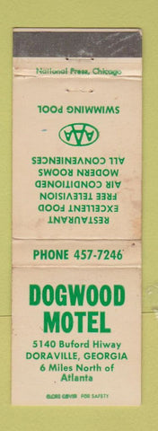 Matchbook Cover - Dogwood Motel Doraville GA WORN