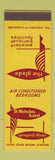 Matchbook Cover - The Glad ST Nichols Hotel Springfield IL