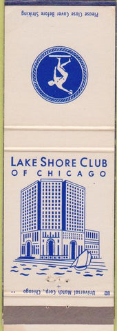 Matchbook Cover - Lake Shore Club of Chicago IL