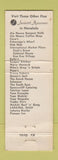 Matchbook Cover - Ranch House Paniolo Bar Honolulu Hawaii WEAR