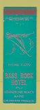 Matchbook Cover - Bass Rock Hotel Kennebunk Beach ME