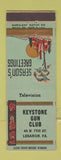 Matchbook Cover - Keystone Gun Club Lebanon PA Christmas
