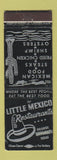 Matchbook Cover - Little Mexico Restaurants Orange TX WEAR