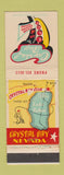 Matchbook Cover - Crystal Bay Club Casino NV WORN