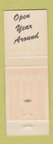 Matchbook Cover - Crystal Bay Club Casino NV WORN
