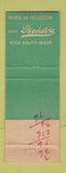 Matchbook Cover - Gaido's Motor Hotel Galveston TX WEAR