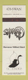 Matchbook Cover - Il Cigno Swan Sheraton Milford MA