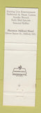 Matchbook Cover - Il Cigno Swan Sheraton Milford MA