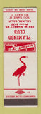 Matchbook Cover - Flamingo Club Salinas CA