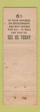Matchbook Cover - Bankers Security Loans Topeka KS WEAR