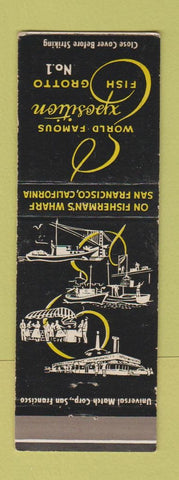 Matchbook Cover - Exposition Fish Grotto San Francisco CA