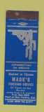 Matchbook Cover - Mack's Checking Service San Ysidro CA