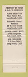 Matchbook Cover - AMCAL Match Convention RMS 1969 pinup Fresno Las Vegas