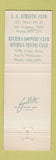 Matchbook Cover - Los Angeles Athletic Club CA