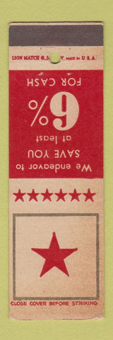 Matchbook Cover - Macy's Stores New York City