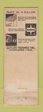Matchbook Cover - Cutler Hammer Motor Control Milwaukee WI WEAR