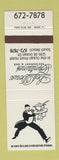 Matchbook Cover - Les Denix Fontaines Restaurant South Beach Miami FL