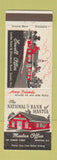 Matchbook Cover - National Bank of Mantua NJ