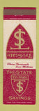 Matchbook Cover - Tri State Savings Cincinnati OH