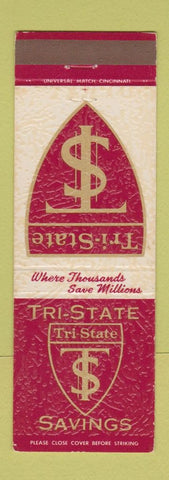 Matchbook Cover - Tri State Savings Cincinnati OH