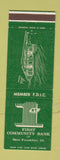 Matchbook Cover - First Community Bank West Frankfort IL