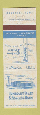 Matchbook Cover - Humboldt Trust and Savings Bank IA