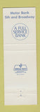 Matchbook Cover - Humboldt Trust and Savings Bank IA