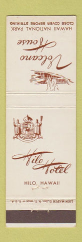 Matchbook Cover - Volcano House Hilo Hawaii