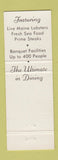 Matchbook Cover - Lobster and Pheasant Restaurant Cleveland OH