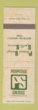 Matchbook Cover - Perpetual Savings and Loan Waterloo Waverly IA