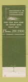 Matchbook Cover - Columns of Tuckaway Greenfield WI