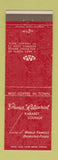 Matchbook Cover - Shores Restaurant St Ignace MI