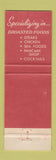 Matchbook Cover - Shores Restaurant St Ignace MI