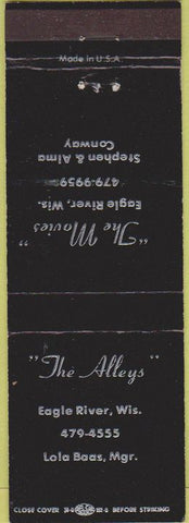 Matchbook Cover - The Alleys Eagle River WI The Movies