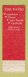 Matchbook Cover - The Patio Restaurant Chicago IL girlie WEAR