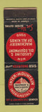 Matchbook Cover - Inter Mountain Equipment Machinery Denver Colorado WEAR