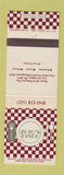 Matchbook Cover - Zoto's Diner Lexington PA