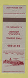 Matchbook Cover - Lighthouse Inn La Conner WA