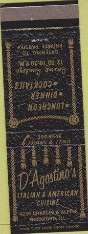 Matchbook Cover - Imperial gas oil