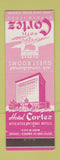 Matchbook Cover - Hotel Cortez El Paso TX