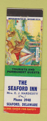 Matchbook Cover - The Seaford Inn Seaford DE