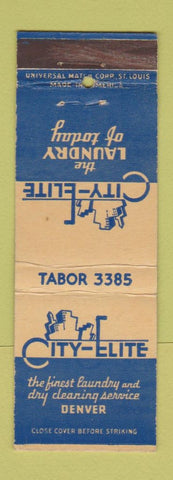 Matchbook Cover - City Elite Cleaners Denver Colorado