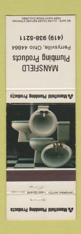 Matchbook Cover - Mansfield Pluming Products Perrysville OH