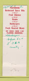 Matchbook Cover - Red Rooster Portland OR restaurant