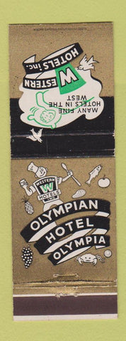 Matchbook Cover - Olympia Hotel WA